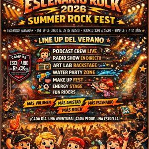 Inscripción Campus Rock Verano 2026