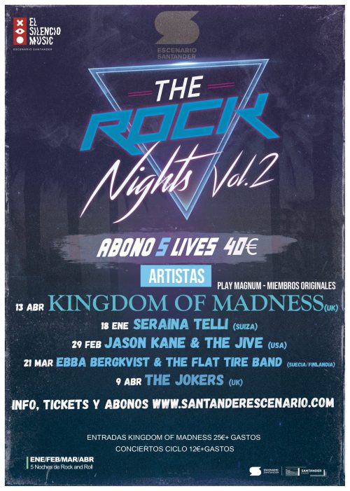 Nueva entrega de Rock Nights Vol.2