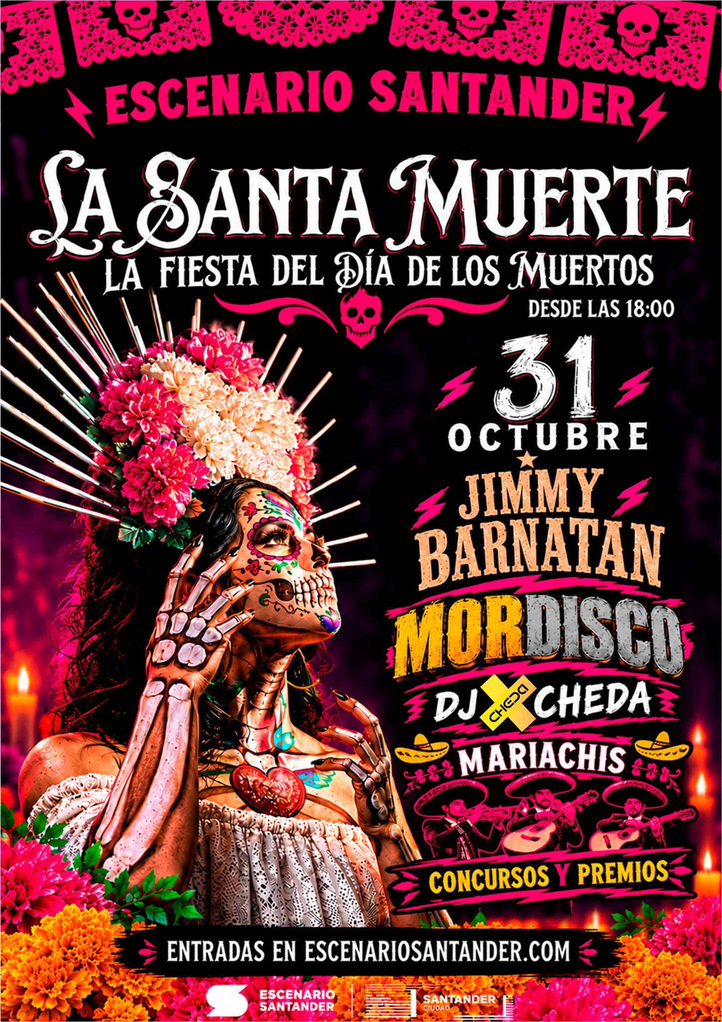 LA SANTA MUERTE Gran Fiesta de Halloween