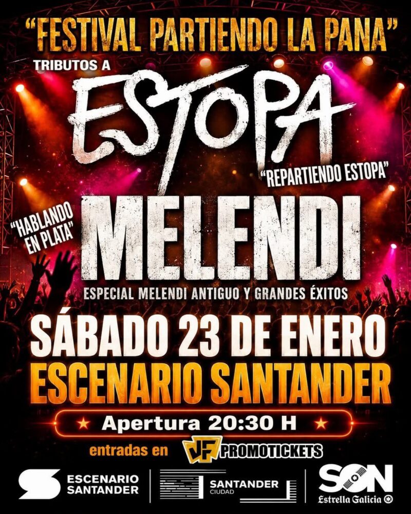 Festival Partiendo la Pana, Estopa & Melendi tributos