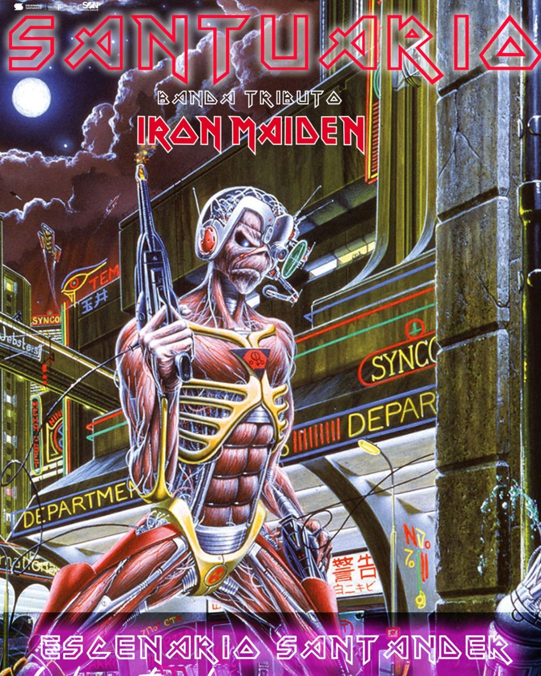 Iron Maiden Somewhere in Time Live por Santuario