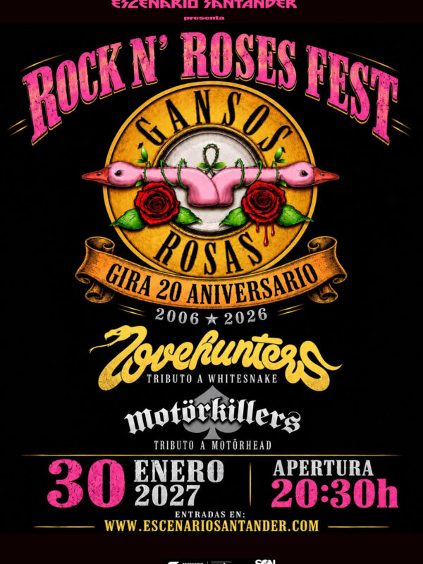 Rock N Roses Fest  –  Guns N´Roses  Whitesnake  Motorhead